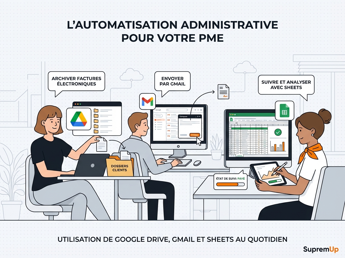 Intégrer la facturation électronique avec Google Workspace